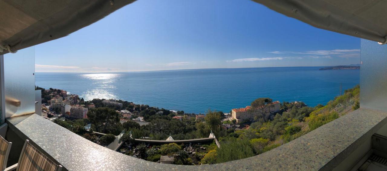 Viangella - Dramatic Sea View! Top Floor 2Km To Monaco Cap-d'Ail Dış mekan fotoğraf